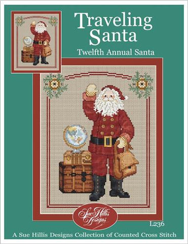 Traveling Santa By Sue Hillis Designs - Imaginating