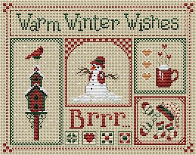 Warm Winter Wishes - Sue Hillis Designs