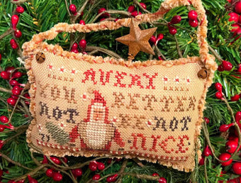 Not Nice: Avery's 2024 Ornament - Homespun Elegance