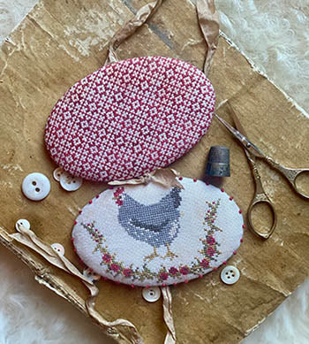 Little French Hen Needle Book - Stacy Nash Primitives