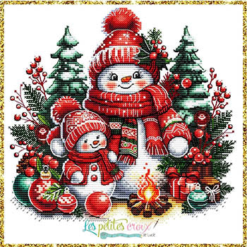 Snowmen Family - Les Petites Croix De Lucie