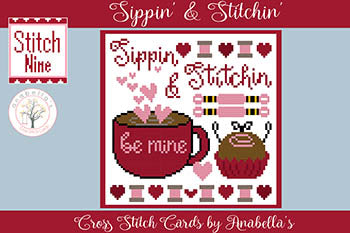 Sippin & Stitchin: Cross Stitch Cards - Anabella's
