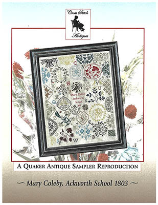 Mary Coleby, Ackworth School 1803 - Cross Stitch Antiques