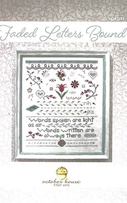 Faded Letters Bound - October House Fiber Arts