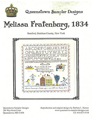 Melissa Fratenburg 1834 - Queenstown Sampler Designs