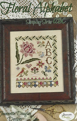 Floral Alphabet Sampling Series: ABC - Jeannette Douglas Designs