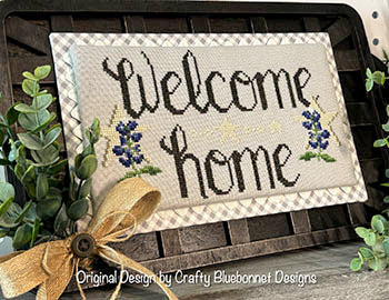 Bluebonnet Welcome - Crafty Bluebonnet Designs