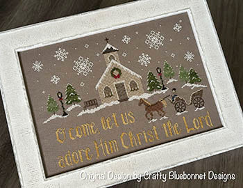 Christmas Village Church - Crafty Bluebonnet Designs