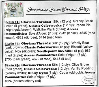 Stitches Be Sweet - Jeannette Douglas Designs