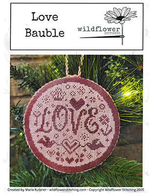 Love Bauble - Wildflower Stitching LLC