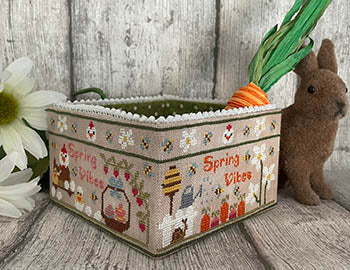 Spring Vibes Sewing Basket - Mani Di Donna