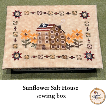 Sunflower Salt House Sewing Box - MTV Designs