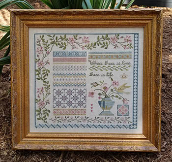 Hummingbird's Garden - Samplers Not Forgotten