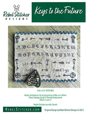 Keys To The Future - Rebel Stitcher Designs