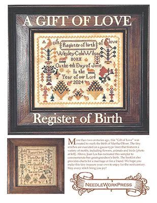 A Gift Of Love Birth Register - Needle WorkPress