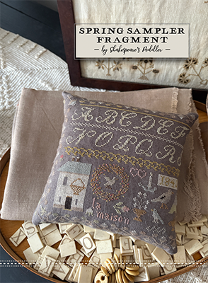 Spring Sampler Fragment - Shakespeare's Peddler