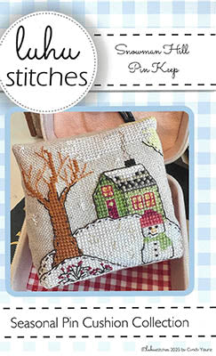 Snowman Hill Pin Keep Pin Keep - Luhu Stitches