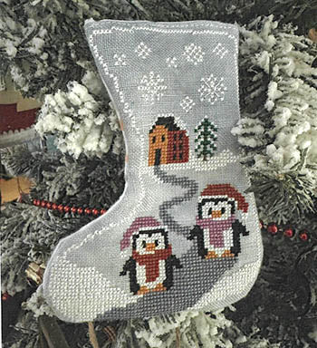 Penguins Stocking - Romy's Creations
