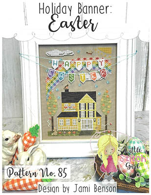 Easter: Holiday Banner - Little Stitch Girl