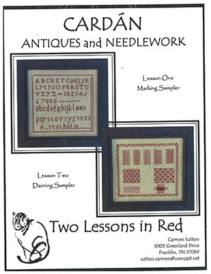 Two Lessons In Red - Cardan Antiques & Needlework