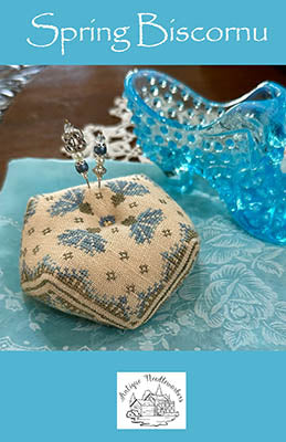 Spring Biscornu - Antique Needleworkers