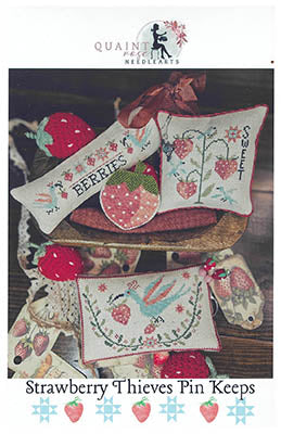 Strawberry Thieves Pin Keeps - Quaint Rose NeedleArts