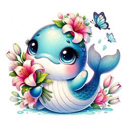 Animal Series Dolphin Magnet - Les Petites Croix De Lucie