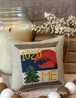 Maine State Spool - Crafty Bluebonnet Designs