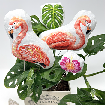 Flamingo Flamboyance - Tiny Modernist Inc