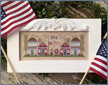 July Mini Village: Monthly Mini Village Series - Country Cottage Needleworks