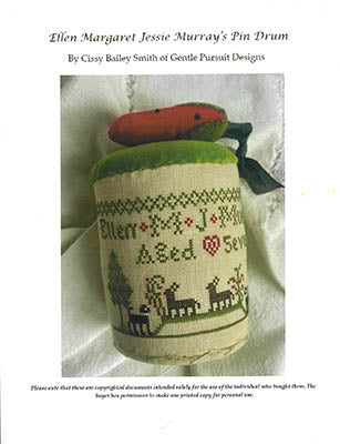Ellen Margaret Jessie Murray's Pin Drum - Gentle Pursuit Designs