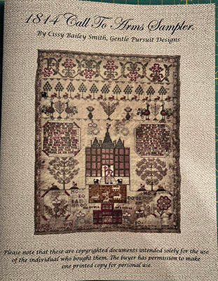 1814 Call To Arms Sampler - Gentle Pursuit Designs