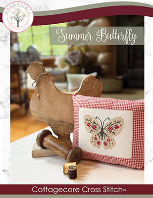 Summer Butterfly: Cottagecore Cross Stitch - Anabella's