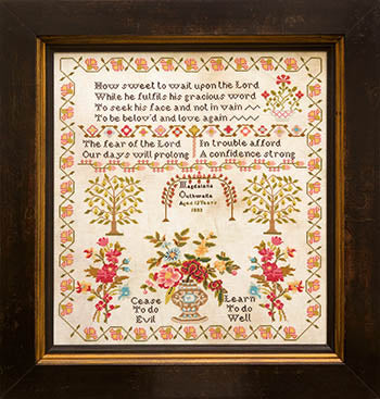Magdalena Outhwaite 1833 - Hands Across the Sea Samplers