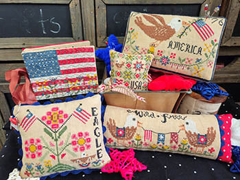 Wildflowers & Freedom - Quaint Rose NeedleArts