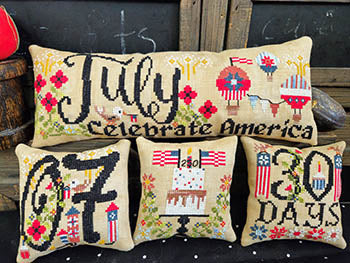 July Celebrate America - Quaint Rose NeedleArts