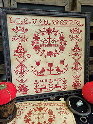 I.C.E Van Weezel 1885 - Quaint Rose NeedleArts