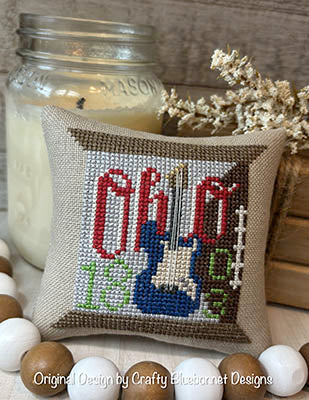 Ohio State Spool - Crafty Bluebonnet Designs