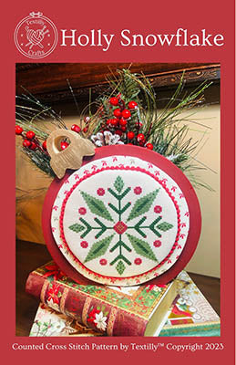 Holly Snowflake - Textilly Crafts