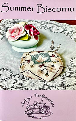 Summer Biscornu - Antique Needleworkers