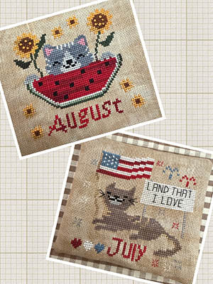 Cats Of The Months: July & August - Romy's Creations