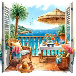 Paradise Window Magnet - Les Petites Croix De Lucie