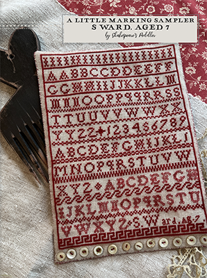 Little Marking Sampler: S Ward, Aged 7 - Shakespeare's Peddler