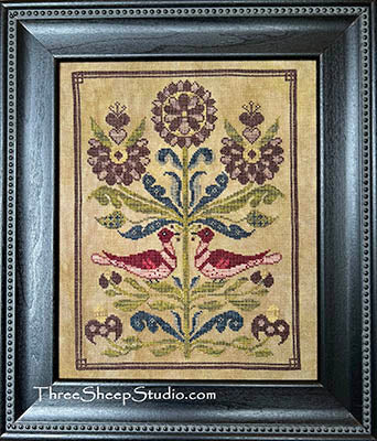 1750 Lancaster Country Fraktur - Three Sheep Studio