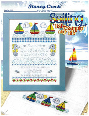 Sailing Baby Sampler And Bib - Stoney Creek