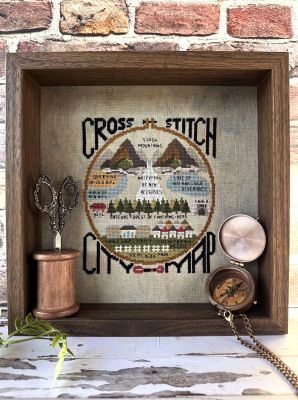 Cross Stitch City Map - Puntini Puntini