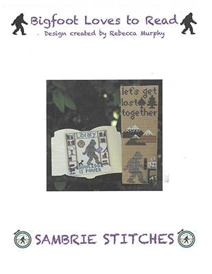Bigfoot Loves To Read - SamBrie Stitches Designs