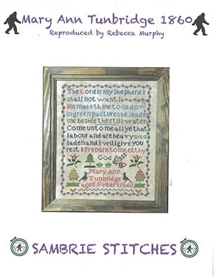 Mary Ann Tunbridge 1860 - SamBrie Stitches Designs