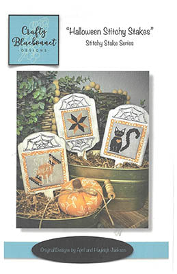 Halloween Stitchy Stakes - Crafty Bluebonnet Designs