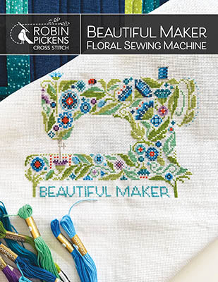 Beautiful Maker Floral Sewing Machine - Robin Pickens